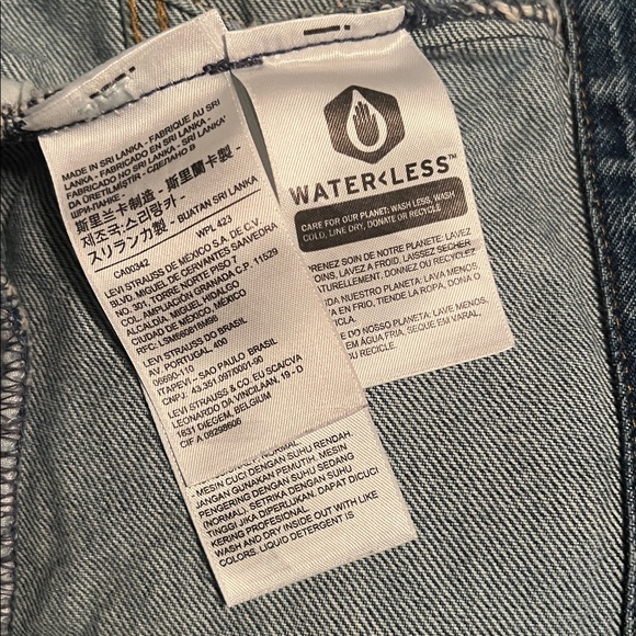 Levi's Classic Blue Jean Denim Trucker/Boyfriend Style Jacket - Picture 5 of 6